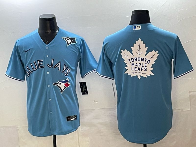 Men 2025 Toronto Blue Jays Blank Light Blue Game Nike MLB Jersey style 08->toronto blue jays->MLB Jersey